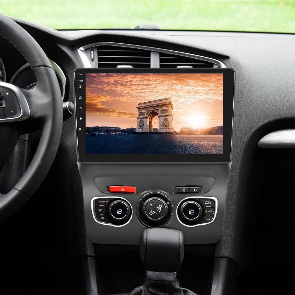 Podofo 10.1" Android Car Radio For Citroen C4L 2013-2016 Autoradio Car Stereo Carplay Android Auto GPS Wifi Hifi Audio FM RDS