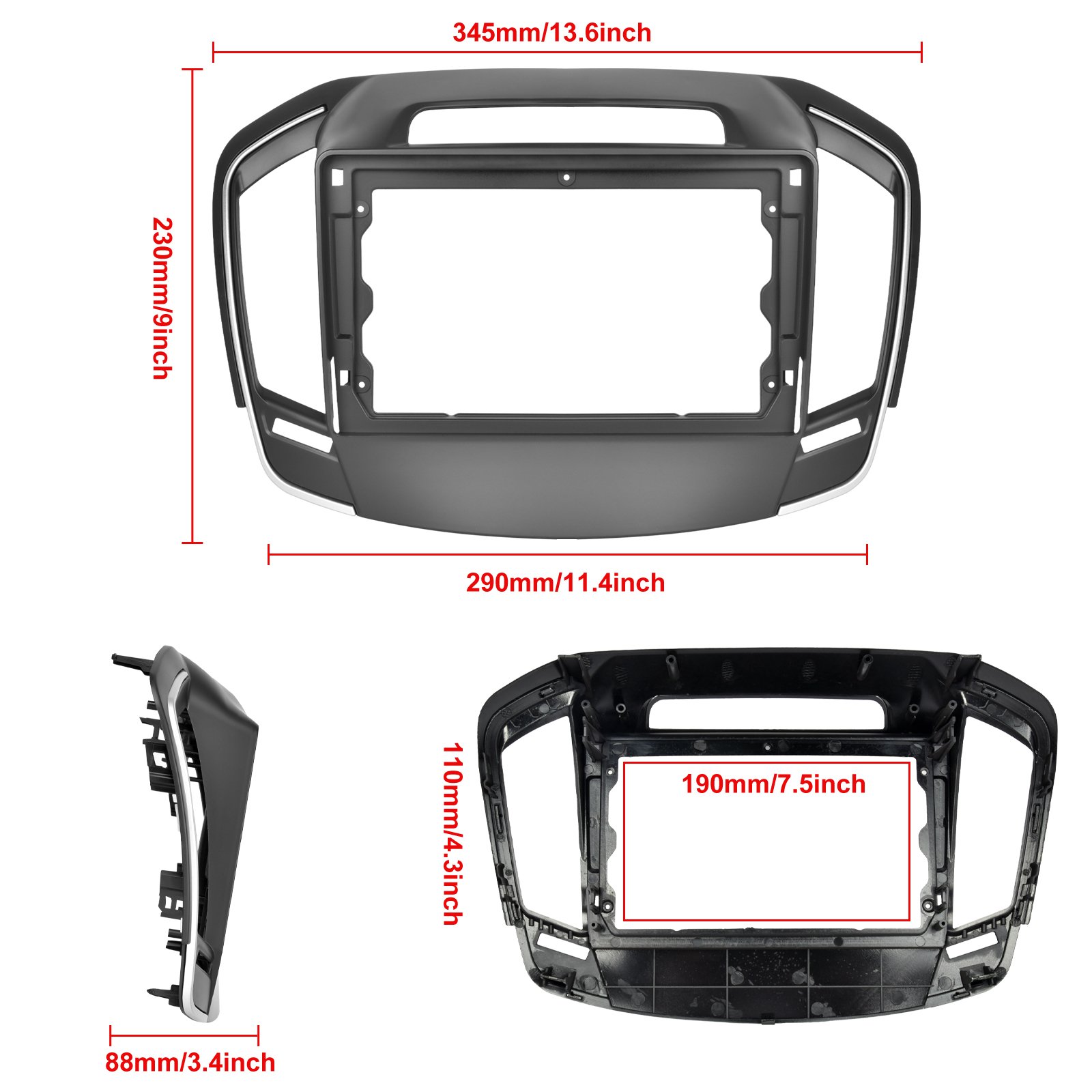 Podofo 9Inch 2 Din Car Radio Android 1+16G/2+32G For Buick Regal/ Opel Insignia 2014-2015 Autoradio Carplay Android Auto Hifi