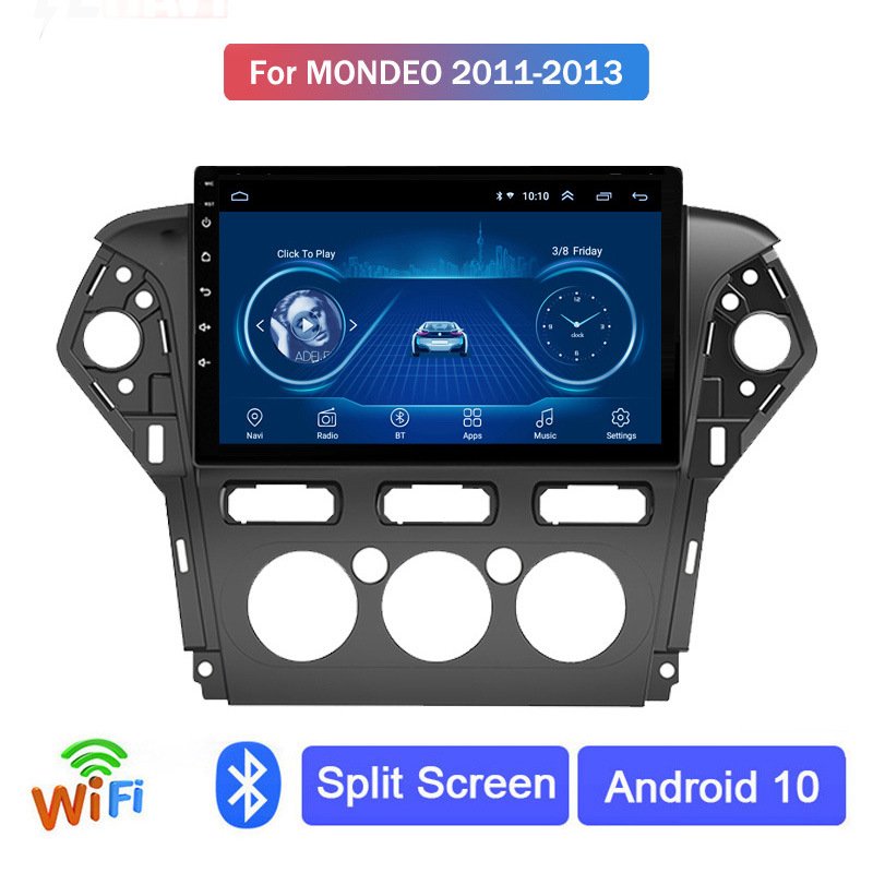 Car Dvd Player Android 10 Quad Core Smart Large Screen Touch Screen Car Navigationfor for Ford Mondeo 2007-2017