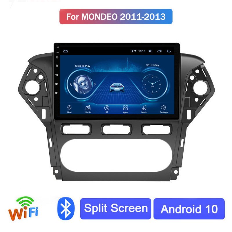 Car Dvd Player Android 10 Quad Core Smart Large Screen Touch Screen Car Navigationfor for Ford Mondeo 2007-2017