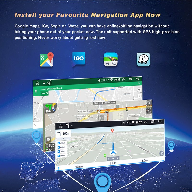 13.3 inch dvd car radio stereo android 11 touch screen multimedia player carplay For Land Cruiser LC70 LC75 LC76