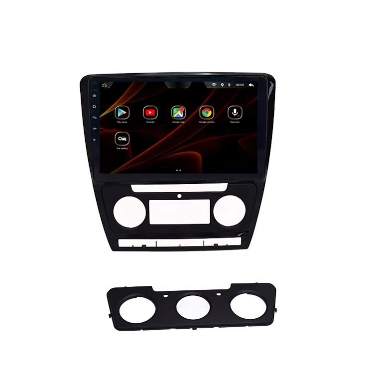 10.1 inch Android For Skoda Octavia 2007-2014 Multimedia Stereo Car DVD Player Navigation GPS Video Radio IPS