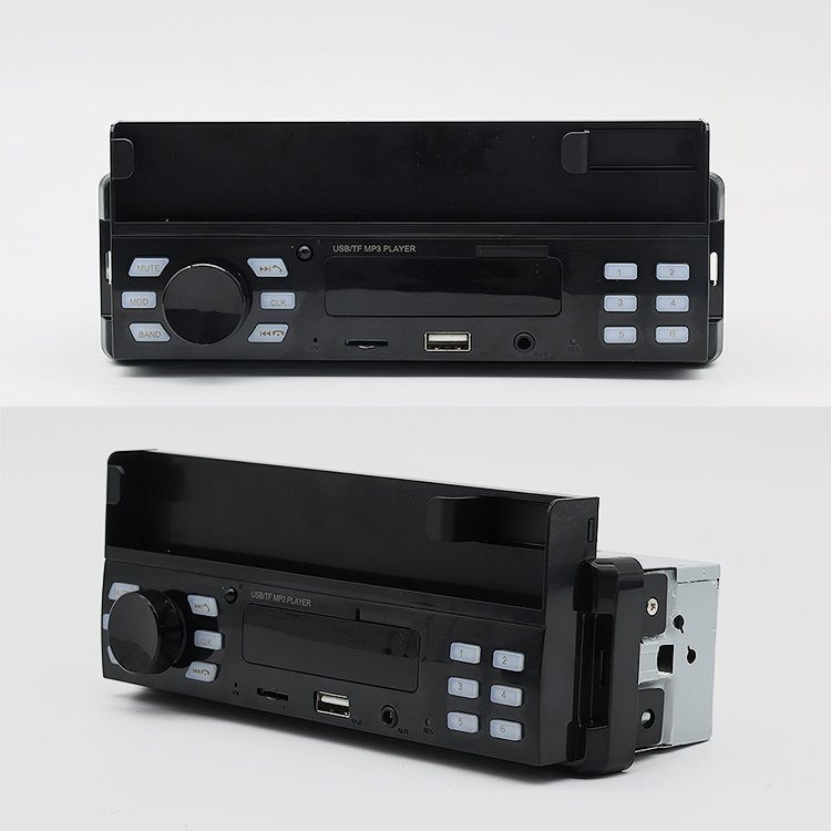 Cheap autoradio with phone holder fm transmitter usb bt handsfree car radio stereo 1din mp3 car player