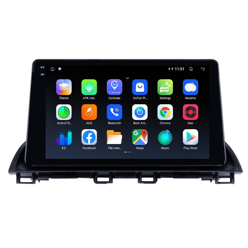 2+32GB AHD Touch Screen 9 inch Android 10 GPS Navigation Radio for 2013-2018 Mazda 3 Axela with BT AUX WIFI DVD Player