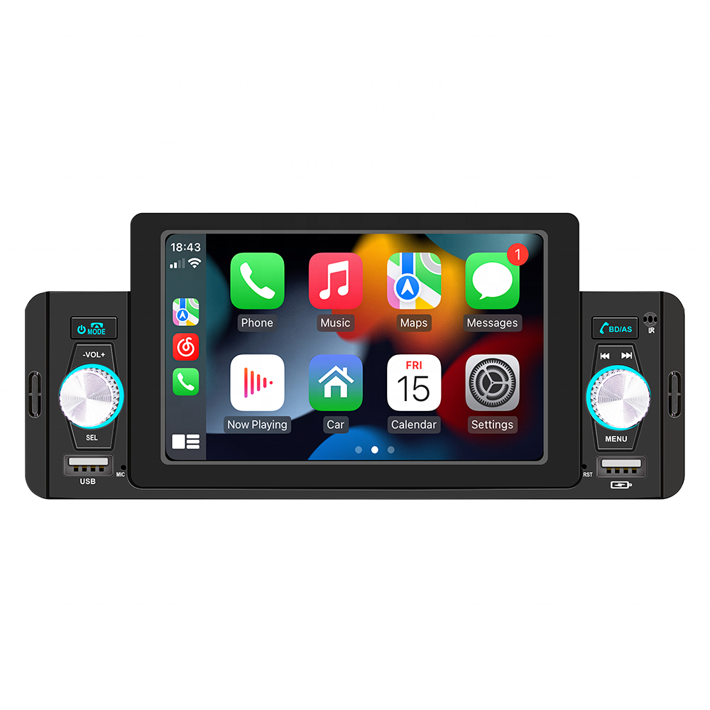 1 Din Car Mp5 Player Touch Screen Auto Radio MP5 Player 5 Inch Video Audio Single Din Car stereo