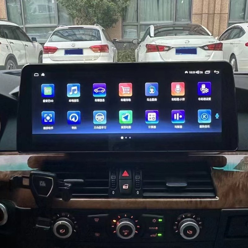 4G+64G 12.3 inch dvd car radio stereo android touch screen multimedia player carplay for bmw 5 series e60 2005-2010
