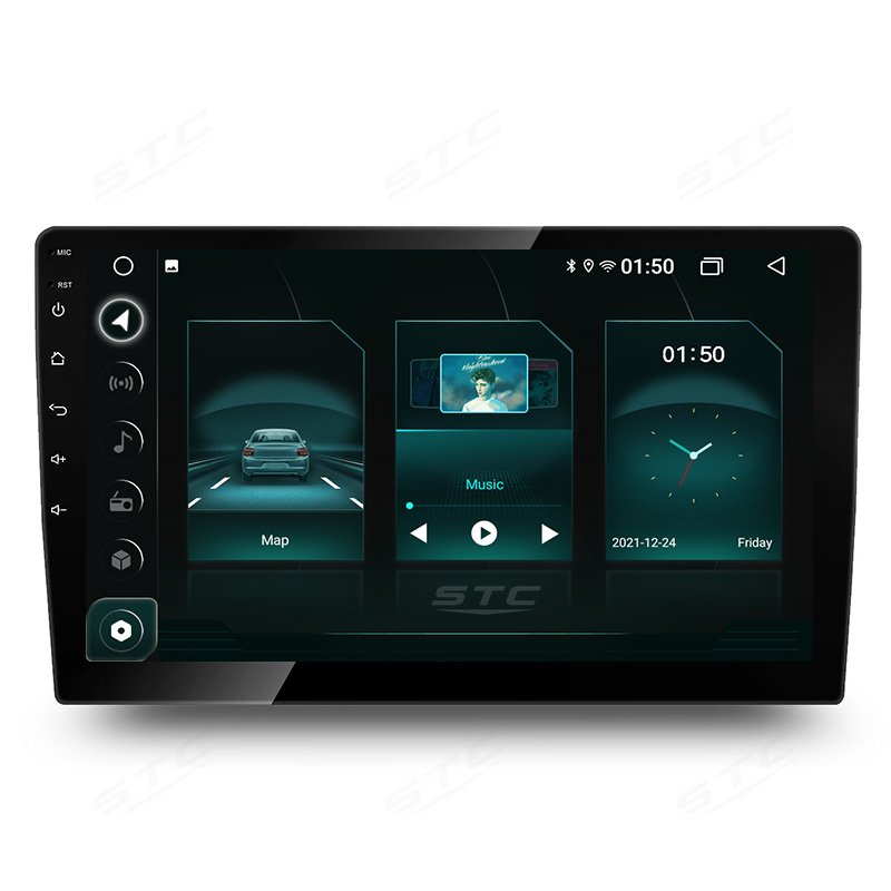 STC Android auto 10 Inch 2+32g Android Car Electronic Monitor Video Gps Reversing Carplay auto Car Dvd Player