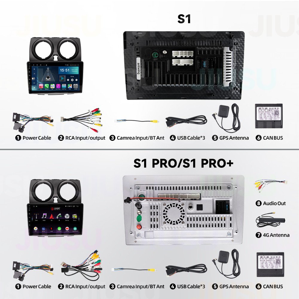 Android 12 Car Radio GPS DVD Player Stereo Multimedia Audio System for Nissan Qashqai J10 2007-2015 with Carplay DSP DAB