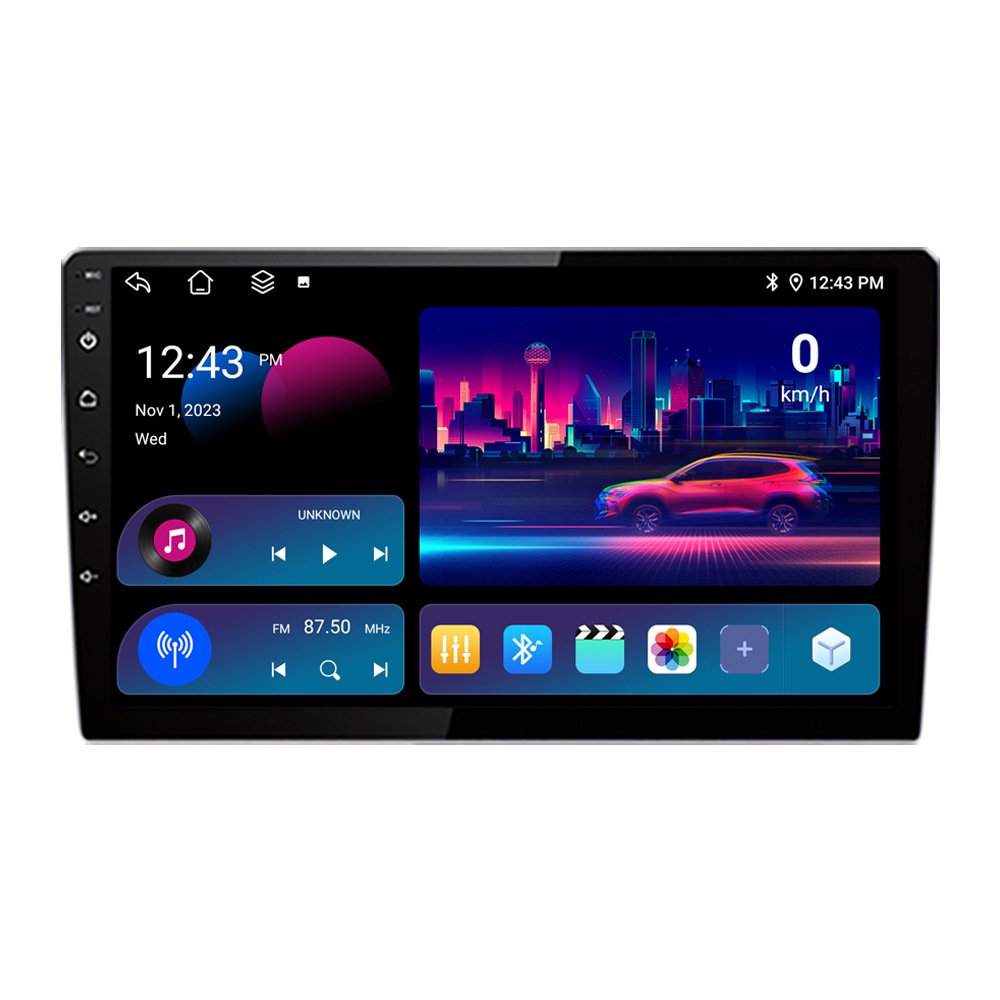 Android big screen car 10" navigation all-in-one Bluetooth wireless carplay reversing image car navigation