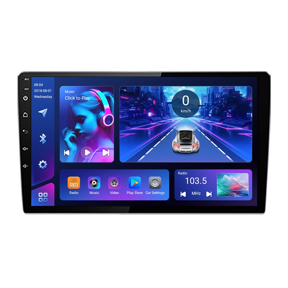 Android big screen car 10" navigation all-in-one Bluetooth wireless carplay reversing image car navigation
