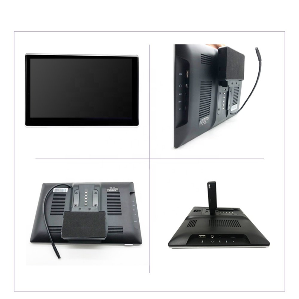 2024 Newest 2PCS Headrest Screens Android 12 Car Monitors For Mercedes Class A B C E G R S CLS CLA GLC GLB Car TV With Headset
