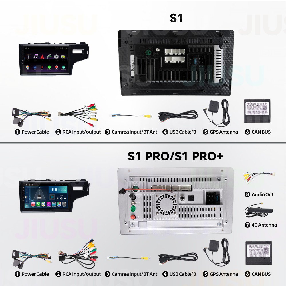 Android 12 Car DvD Player Multimedia System Car Radio for Honda Fit Jazz 2014-2019 RHD Auto AC Car Stereo Touch Screen Carplay