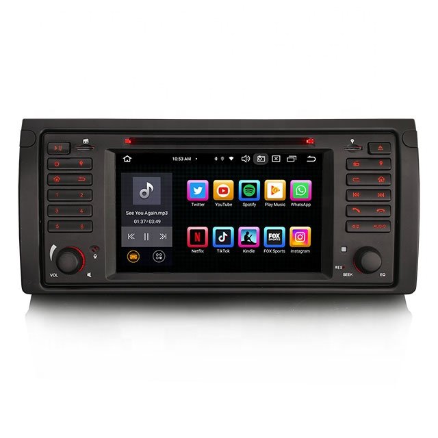 ES8553B 7 inch android 12 Wireless CarPlay Autoradio Car Radio Dvd Player for BMW X5 E53 Car Stereo GPS Car DVD Player