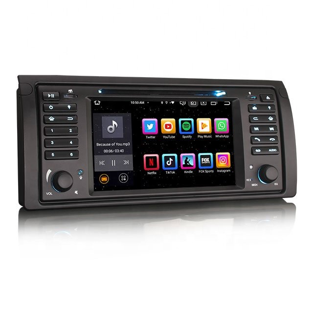 ES8553B 7 inch android 12 Wireless CarPlay Autoradio Car Radio Dvd Player for BMW X5 E53 Car Stereo GPS Car DVD Player