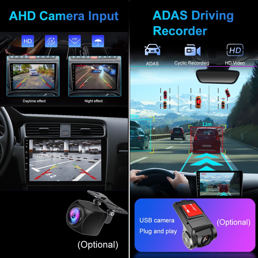 9'' Android Car DVD Player Touch Screen Radio Stereo With Carplay Car Audio Video GPS Navigation For Hyundai AZERA 2006~2010