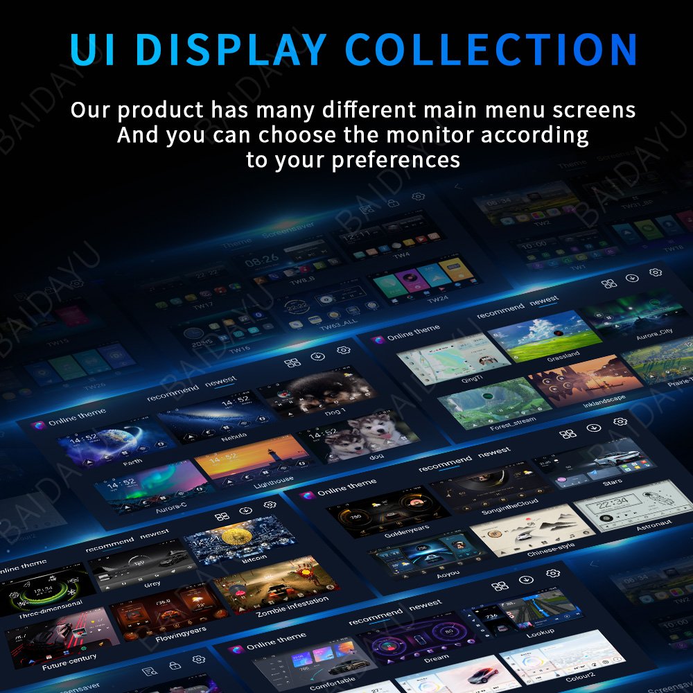 9/10 inch TS18 Android Universal 4+64G Gps Navigation Bluetooth FM Car Stereo Video Car Dvd Player