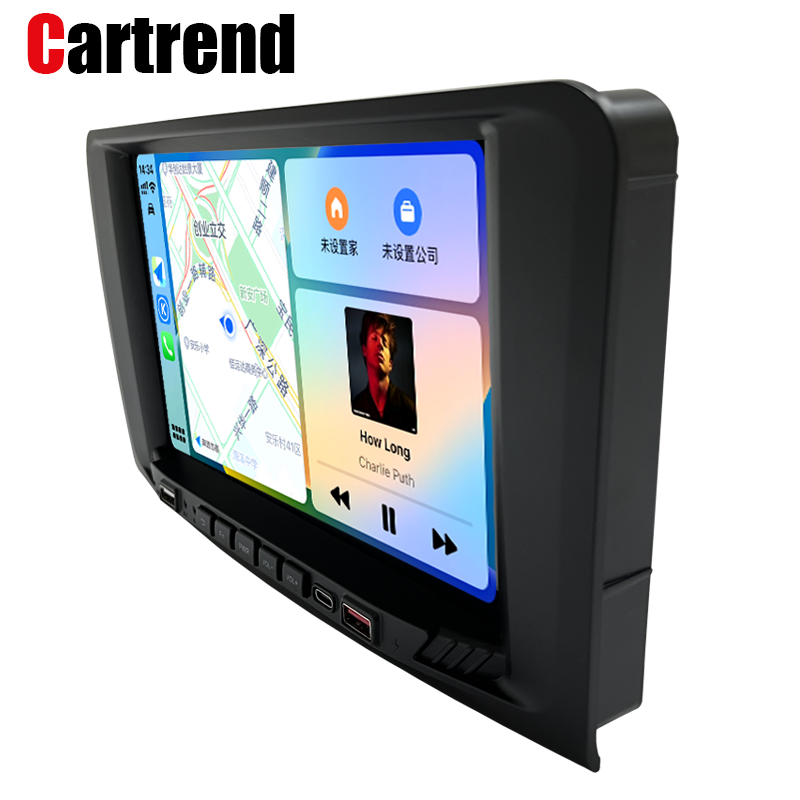 cheap 10inch slot-in car DVD player headrest mount monitor car video with IR FM Speakers