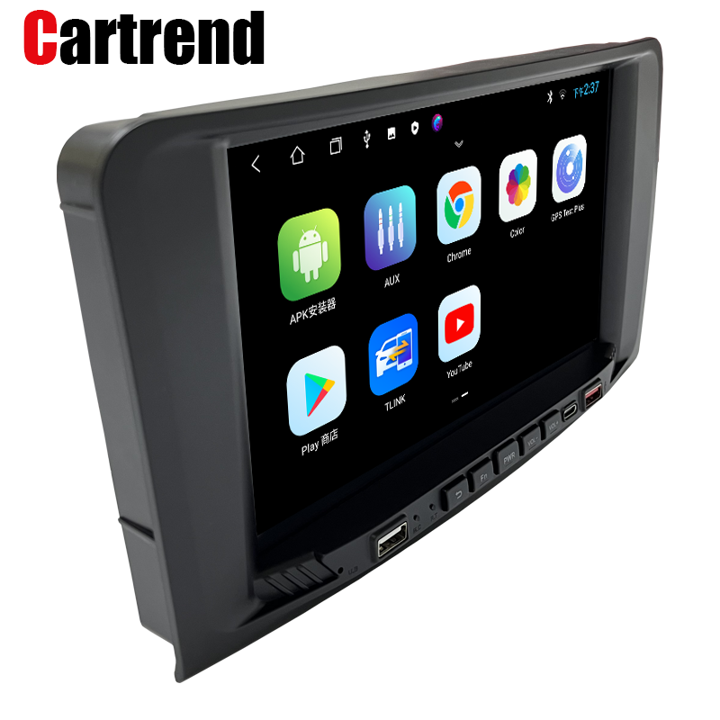 cheap 10inch slot-in car DVD player headrest mount monitor car video with IR FM Speakers