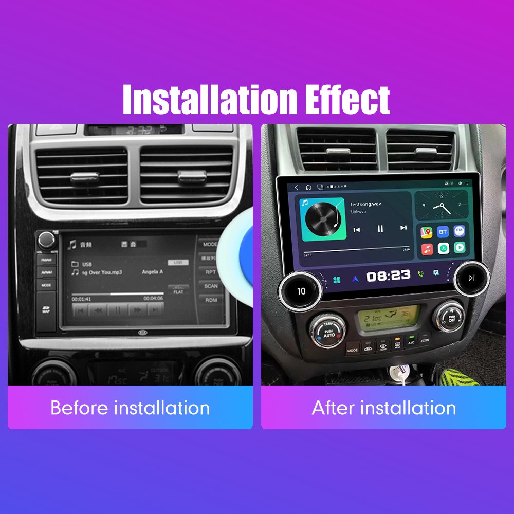 11.8 Inch 2K Dual Knobs 2 Din QLED Screen Car Radio For Kia Sportage 2007- 2013 MT/AT Multimedia Player Android Auto Carplay