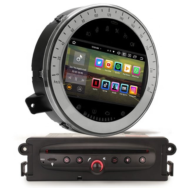 Erisin ES8518M 7 inch Android 12.0 IPS wireless CarPlay 4G DSP LTE Slot car dvd player for BMW Mini Cooper