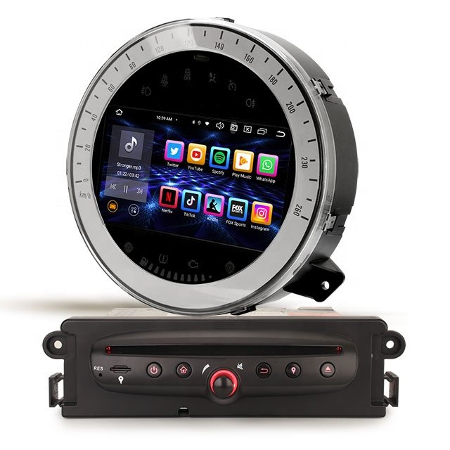 Erisin ES8518M 7 inch Android 12.0 IPS wireless CarPlay 4G DSP LTE Slot car dvd player for BMW Mini Cooper