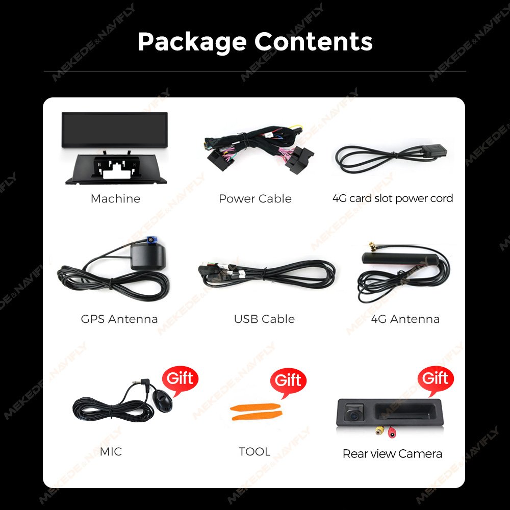 MEKEDE 15 Inch Car Stereo Screen TPMS RGB Car DVD Player 2560*720P 3K Resolution Newest Android System for BMW 5 Series GT F07