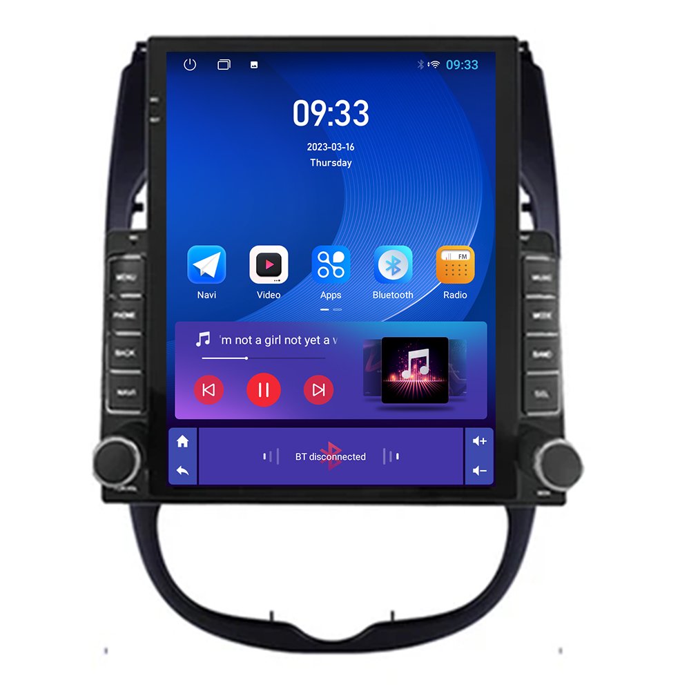 9.7'' Inch Android Car Radio for Peugeot 206 2000-2016 dvd GPS Tesla Vertical Screen Stereo Navigation Multimedia with Carplay