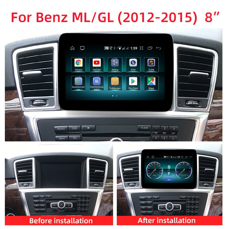 Android11 Car Video Navigation Dvd Multimedia Radio Player For Mercedes Benz Ml300 Ml350 W163 W163 W166 2013 - 2015