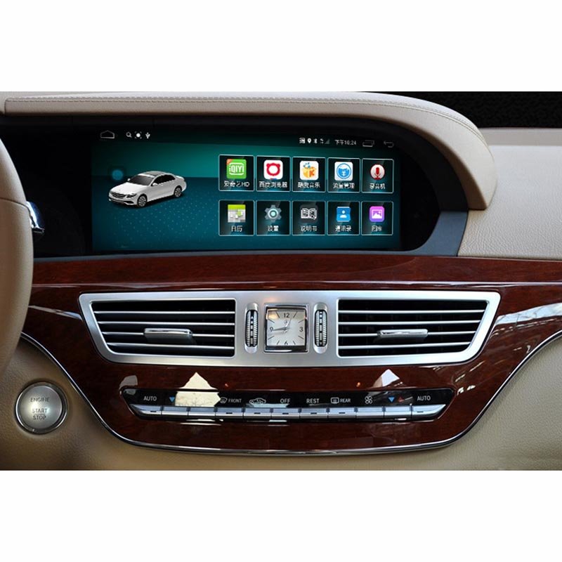 10.25 inch dvd car android 11 touch screen multimedia player carplay GPS navigation For Mercedes Benz S class w221 2006-2013
