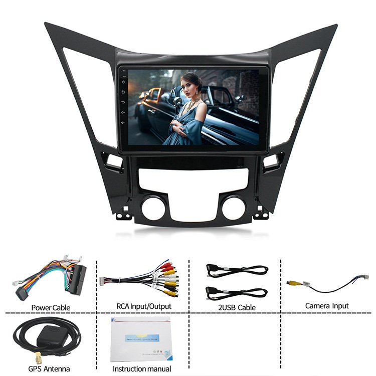 For Hyundai Sonata Touch Screen Android Car Multimedia Gps Navigation 9 Inch Dvd Audio Radio Stereo Video Player