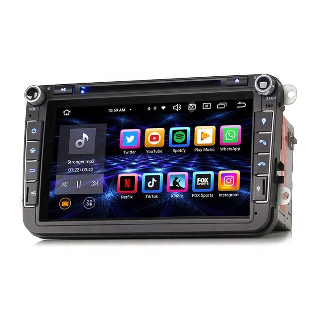 Erisin ES8515V 8 inch Android 12.0 IPS wireless CarPlay 4G BT5.1 DSP car dvd player for VW Golf Passat Polo Bora Seat