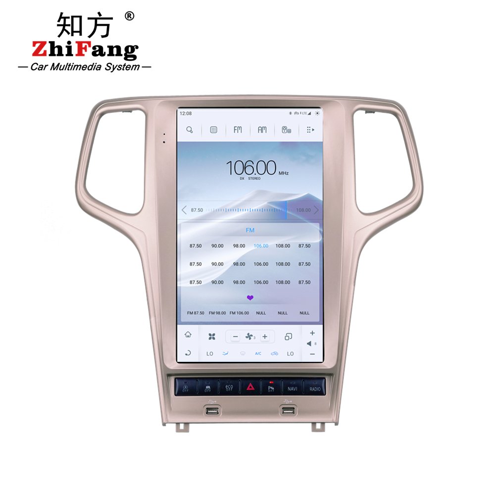 13.6 inch Android 11.0 4+64GB car DVD player for Jeep Grand Cherokee 2011-2013 Car Radio GPS Navigation