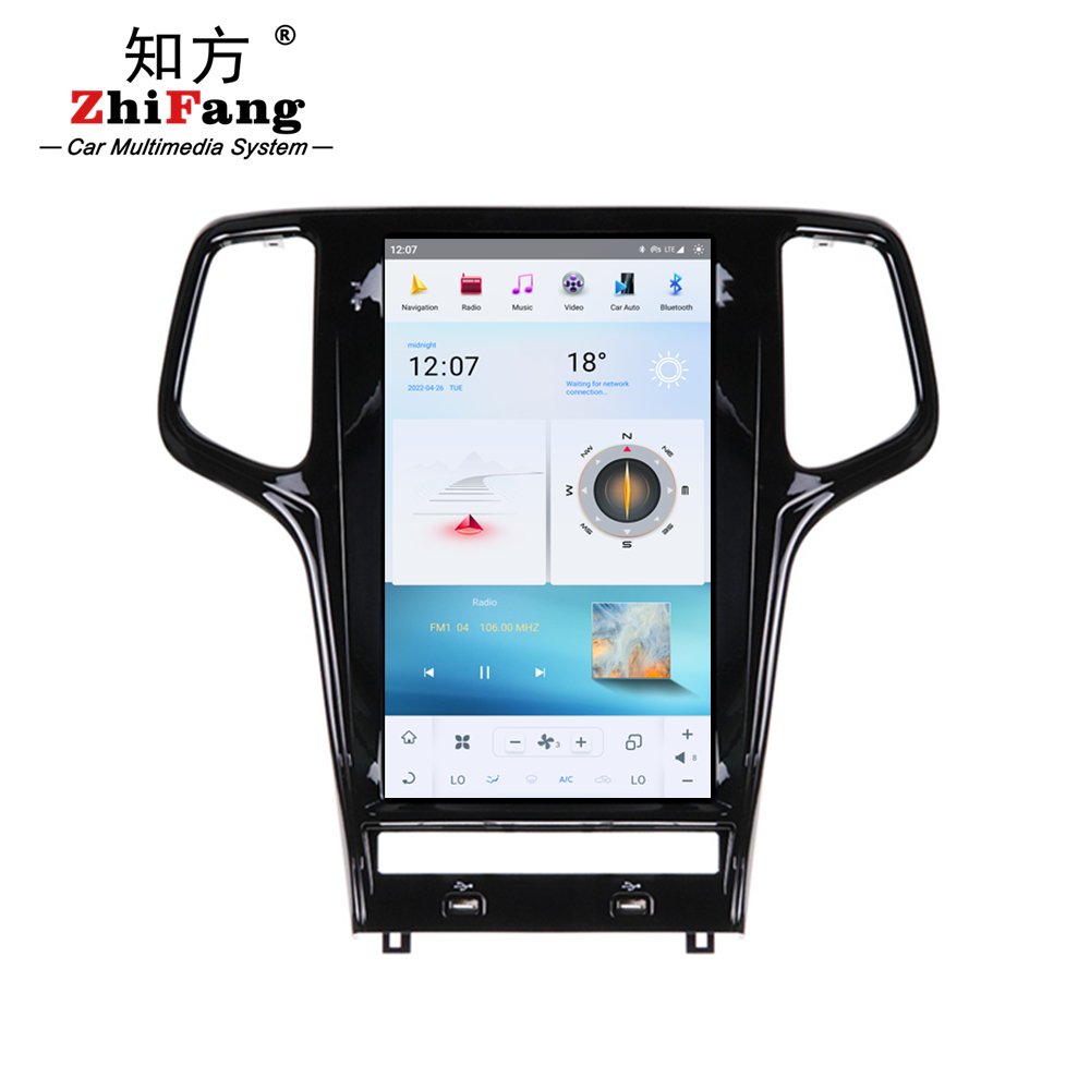 13.6 inch Android 11.0 4+64GB car DVD player for Jeep Grand Cherokee 2011-2013 Car Radio GPS Navigation
