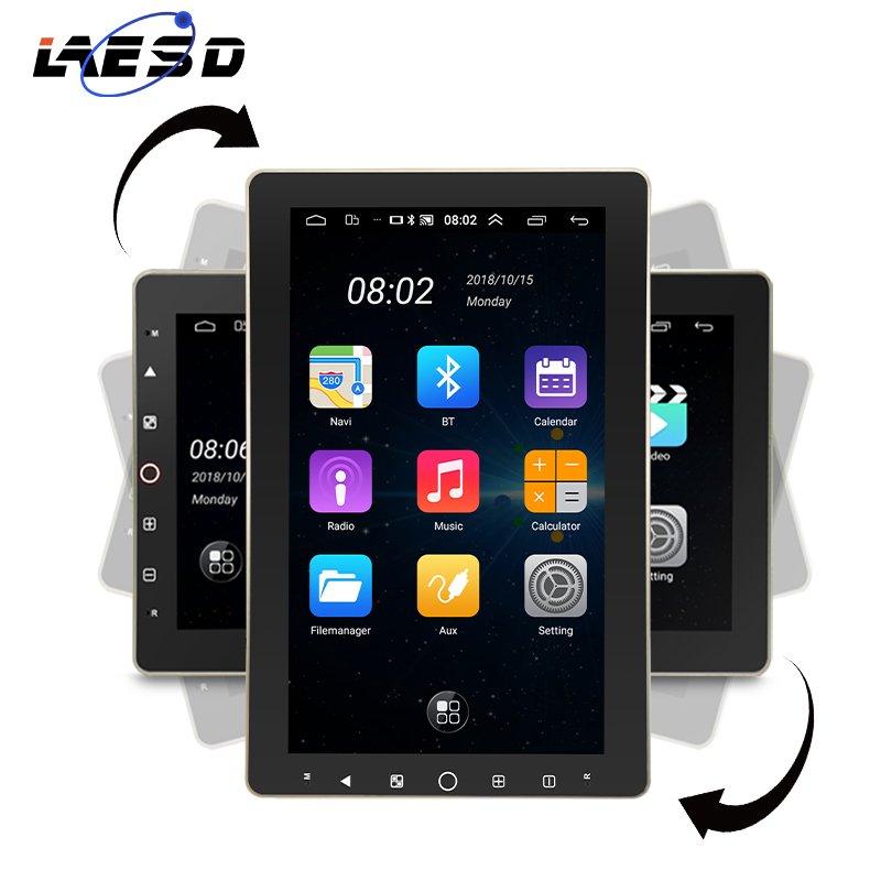 Android 9.1 Universal GPS android car dvd player radio stereo DVD player IPS Screen with carplay Car stereo