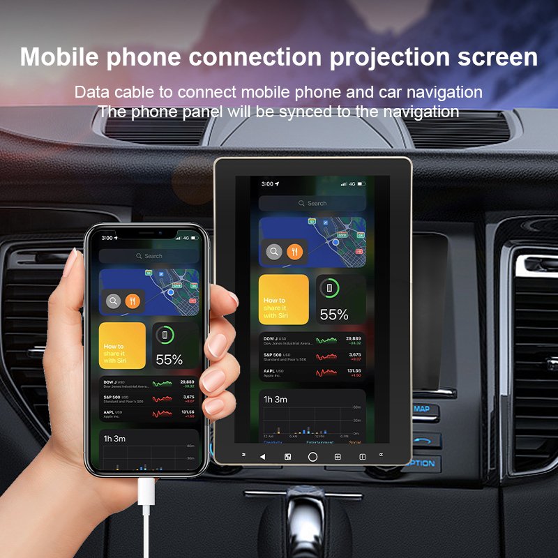 Android 9.1 Universal GPS android car dvd player radio stereo DVD player IPS Screen with carplay Car stereo
