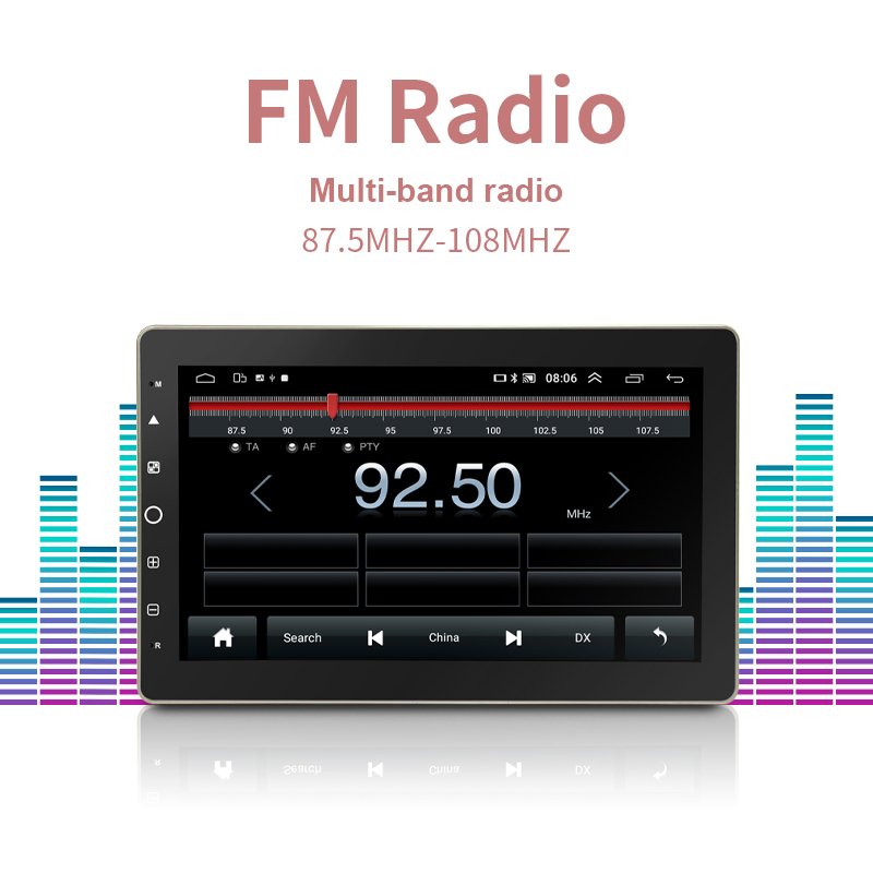 Android 9.1 Universal GPS android car dvd player radio stereo DVD player IPS Screen with carplay Car stereo