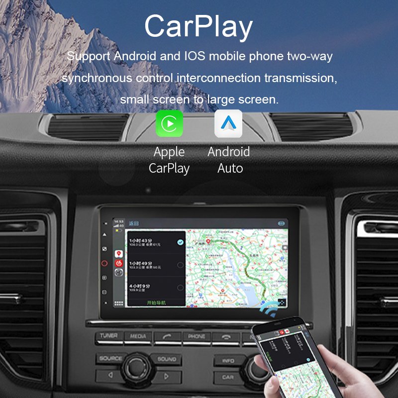 Android 9.1 Universal GPS android car dvd player radio stereo DVD player IPS Screen with carplay Car stereo