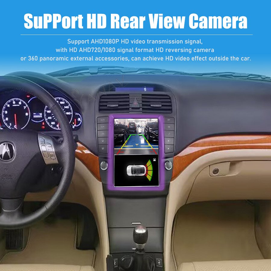 9.7 Inch Tesla Screen Auto Stereo GPS Navigation android auto carplay Car radio For Acura TSX 2003 2004 2005 2006 2007 2008
