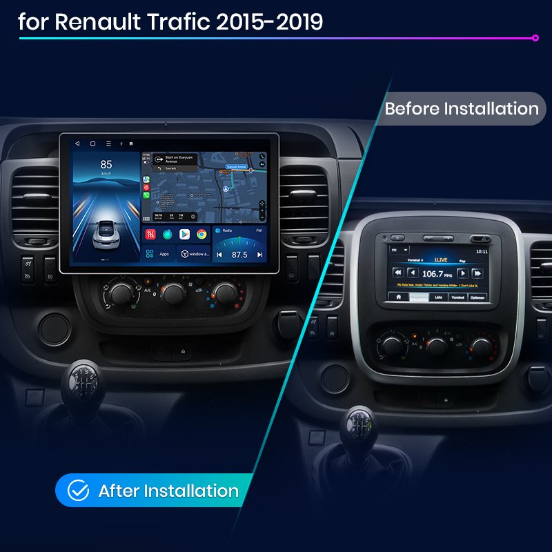 EU Stock Junsun X7 MAX 2K Car DVD Player for Renault Trafic 3 Car Radio for Renault Trafic 3 2015-2019 Multimedia autoradio