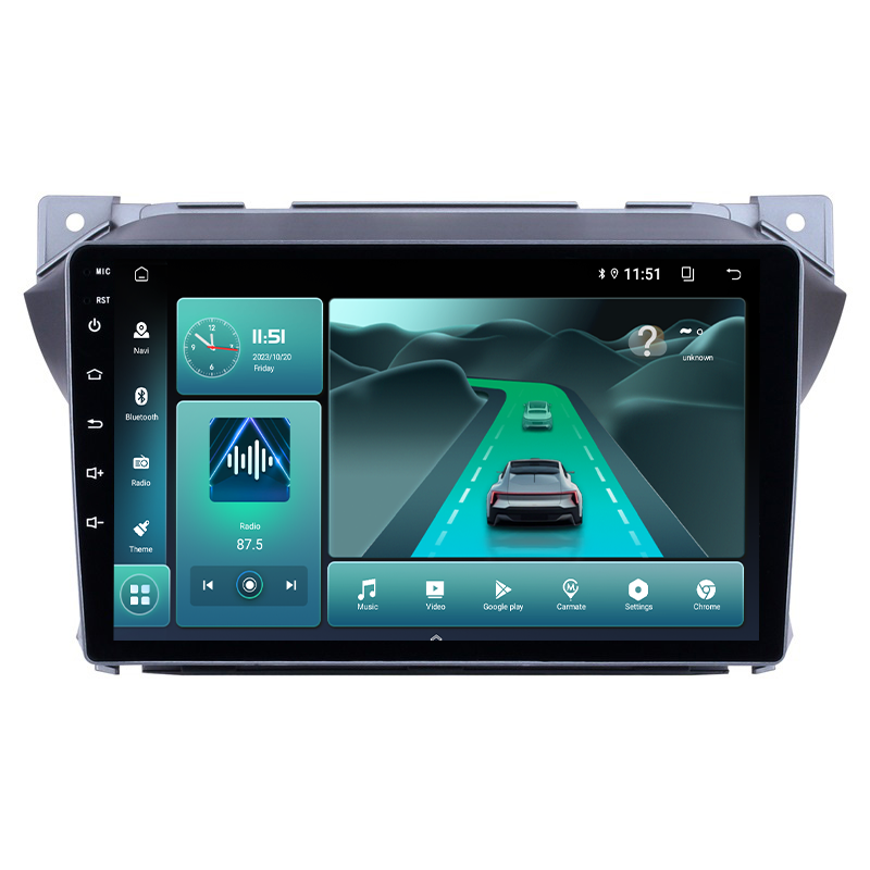 Car Android Radio Player GPS ANT Navigator Quad-core 9 inch for Suzuki Alto 2009 2010 2011 2012 2013-2016