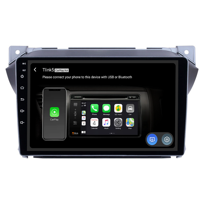 Car Android Radio Player GPS ANT Navigator Quad-core 9 inch for Suzuki Alto 2009 2010 2011 2012 2013-2016
