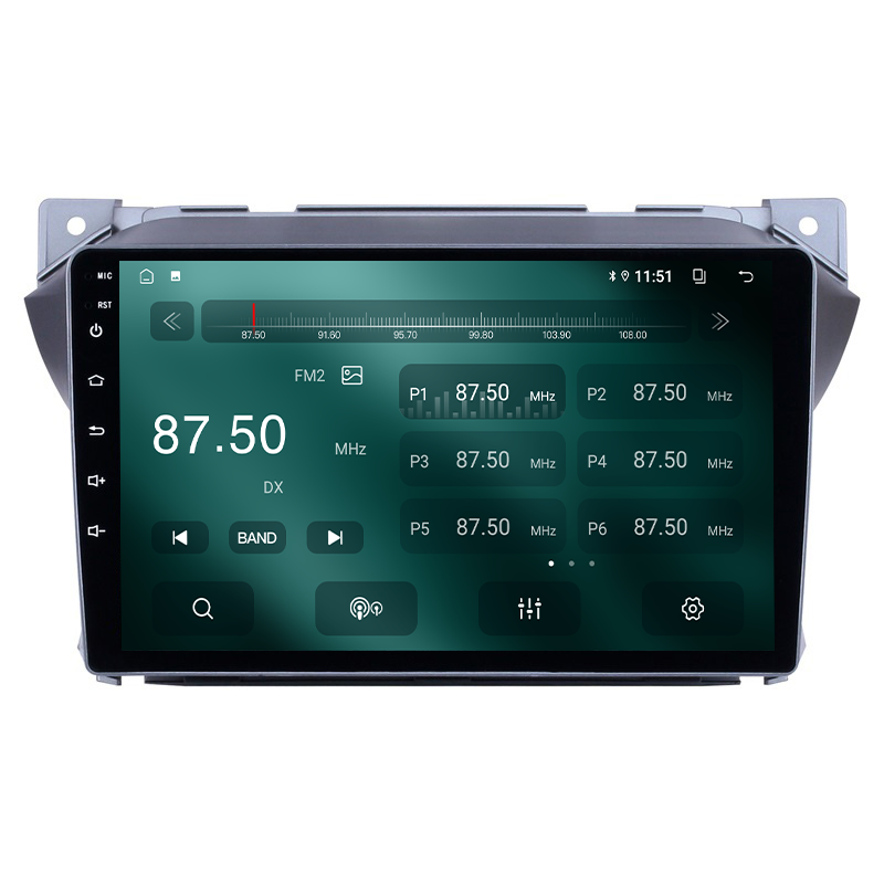 Car Android Radio Player GPS ANT Navigator Quad-core 9 inch for Suzuki Alto 2009 2010 2011 2012 2013-2016