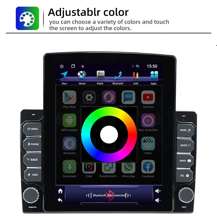big screen car radio touch BT android navigator car DVD player