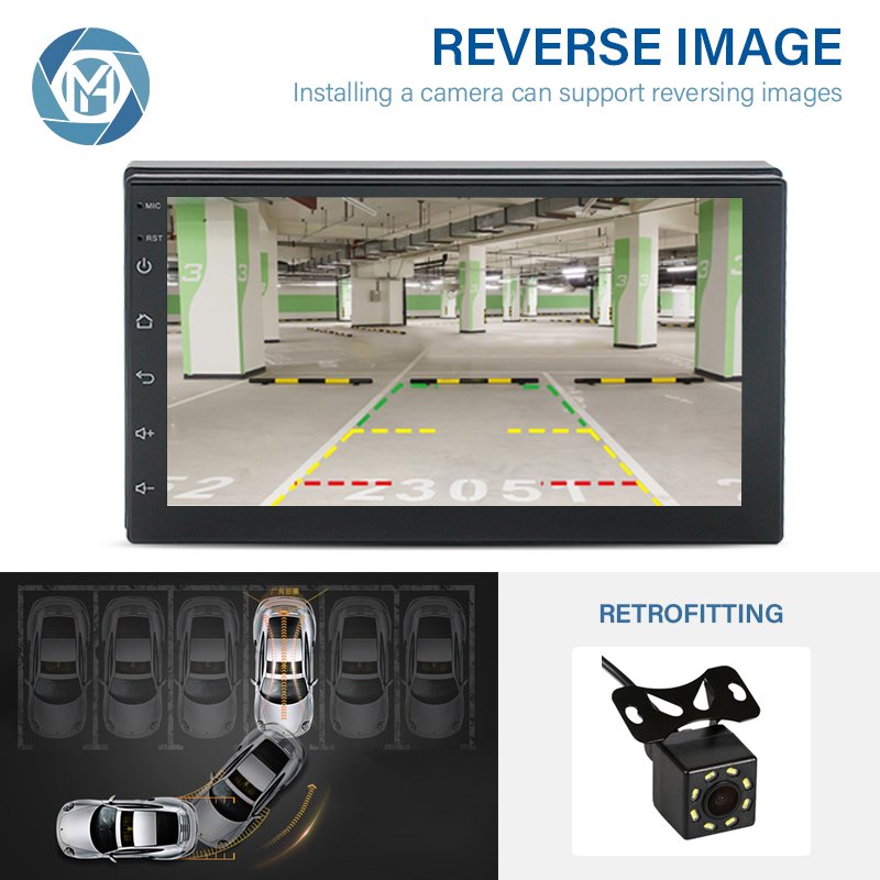 2 Din 7 Inch Android Gps Navigation Car Play Audio Auto Radio Stereo Multimedia Car Dvd Player