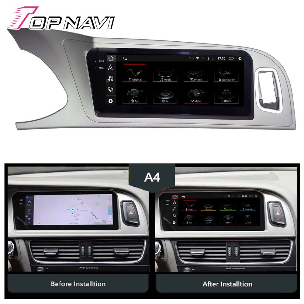 Android 12.0 8.8inch HD screen Car Radio For Audi A4 A5 2009 - 2015 Multimedia Original Style Wireless Carplay GPS