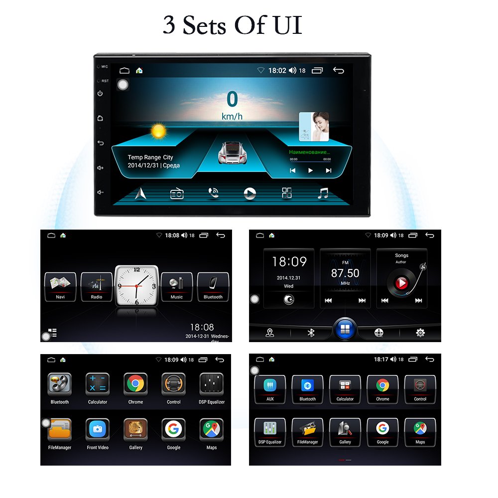 2DIN ANDROID10 7inch touch screen car stereo central multimedia android navigation Car DVD Player