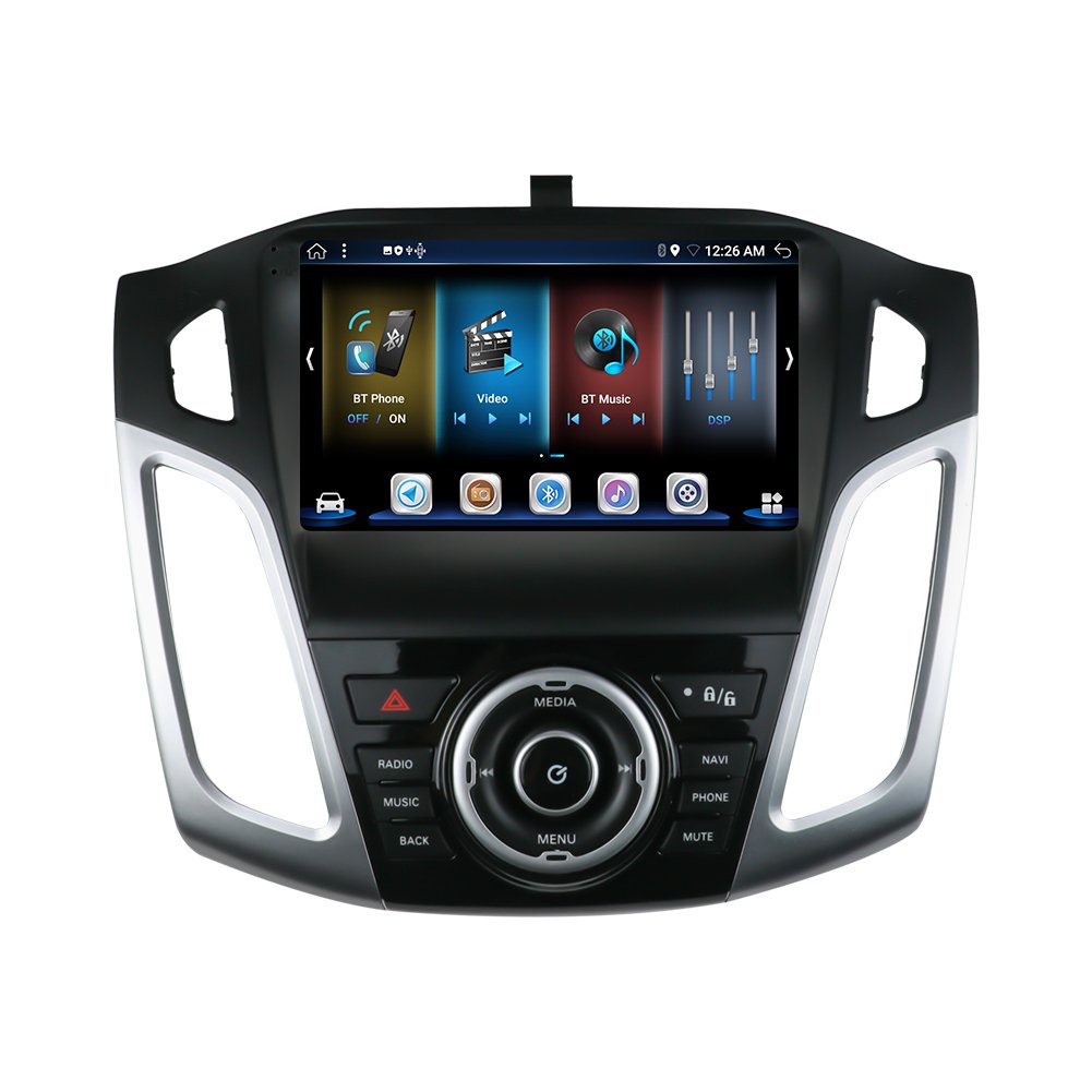 9 inch Vehicle navigation build in android wireless reversing image GPS car radio Car DVD Player FOR Ford Focus 2012-2017