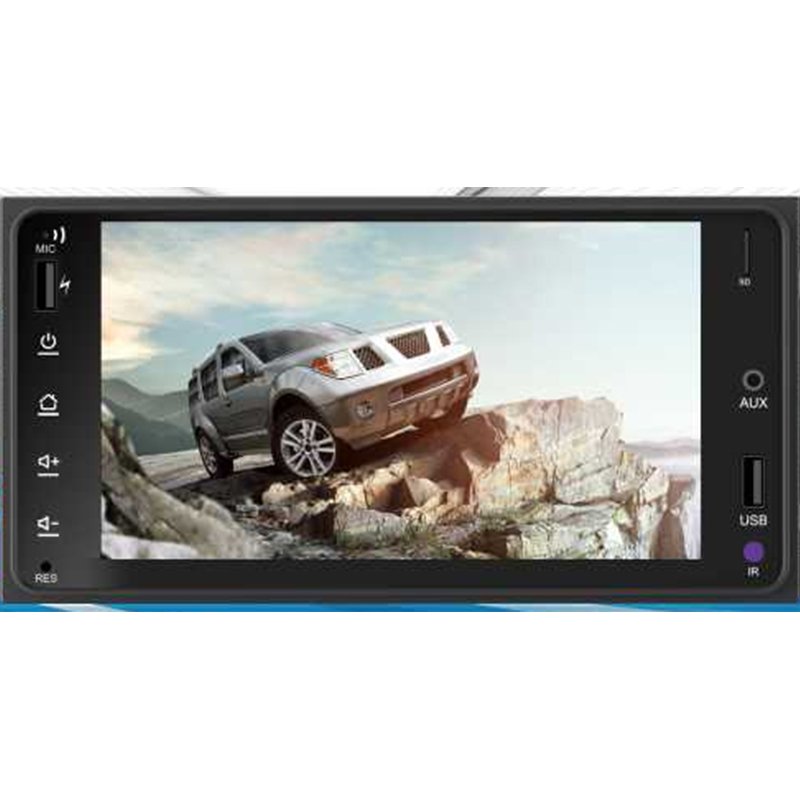 7 inch High-Definition Car MP5 Player Dual Spindle Bluetooth Radio GPS Navigation A Body Machine Back Up First