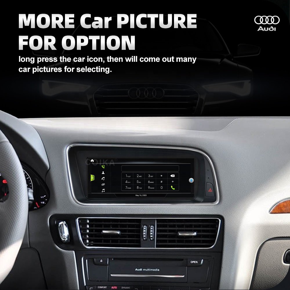 8.8'' Touch Screen 8 CORE ANDROID 11 Car Stereo Auto Player GPS Navigation for Audi A5 2009-2016 Car DVD Player Wifi Carplay 4g