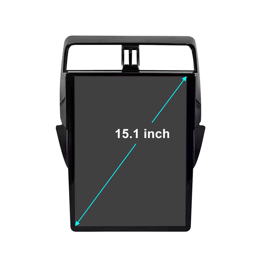 15.1 Inch Tesla Style Vertical Screen Android 13 Car GPS Navigation DVD Player For Toyota Prado 2014 2015 2016 2017